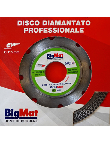 Disco diamantato per gres porcellanato GRESMAT - 1