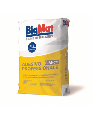 ADESIVO PROFESSIONALE BIANCO BIGMAT