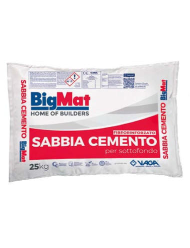 SABBIA E CEMENTO "BIGMAT" sacco da 25 kg