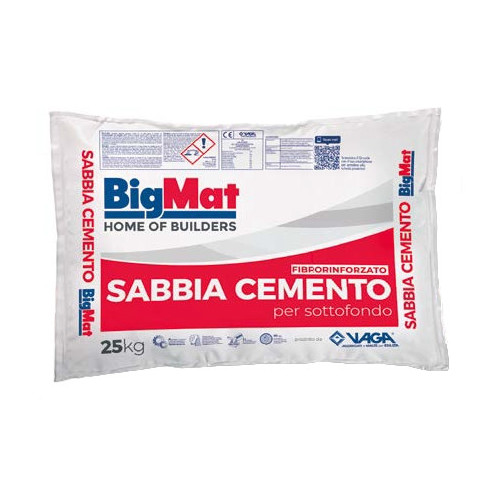 SABBIA E CEMENTO "BIGMAT" sacco da 25 kg