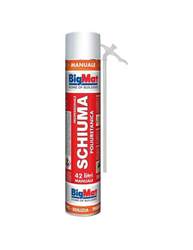 BIGMAT SCHIUMA POLIURETANICA 750 ML B3 manuale