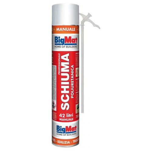 BIGMAT SCHIUMA POLIURETANICA 750 ML B3 manuale