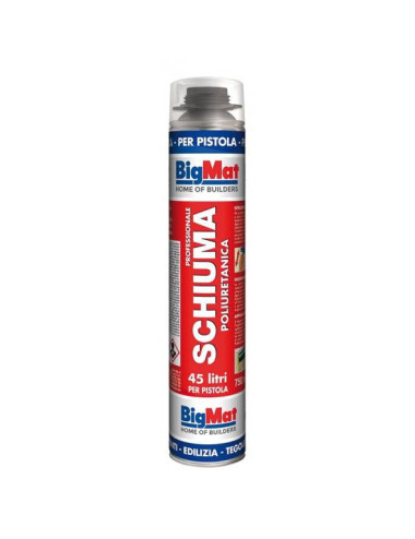 BIGMAT SCHIUMA POLIURETANICA 750 ML B3 per pistola