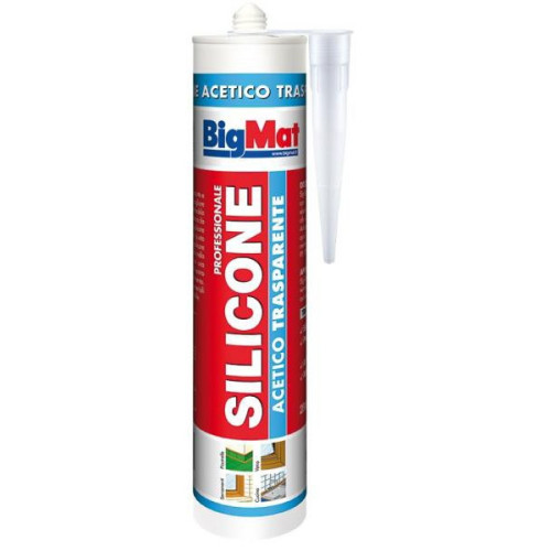 BIGMAT SILICONE ACETICO 280 ML trasparente