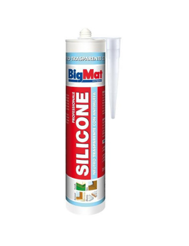 BIGMAT SILICONE NEUTRO 310 ML trasparente